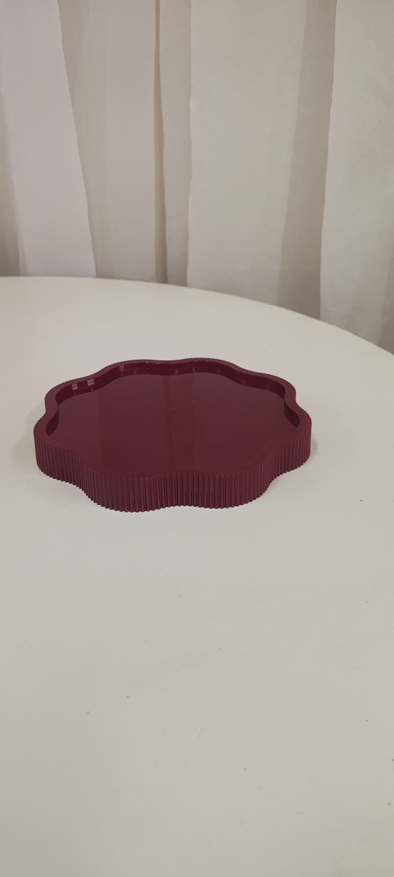 Bandeja Flor Marsala - Dona mocinha 