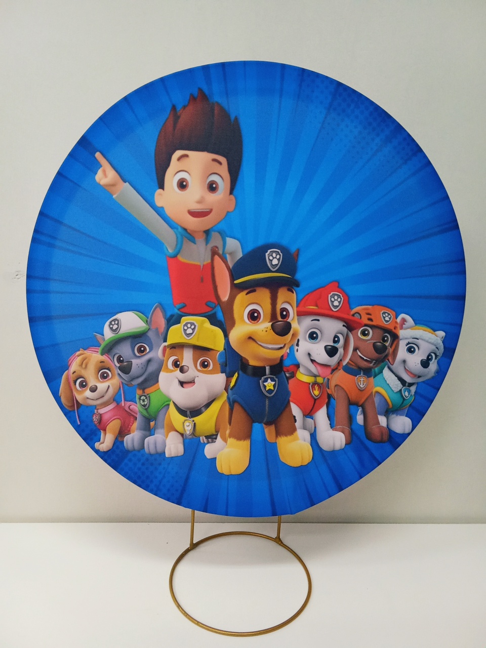 Mini Painel Patrulha Canina - Dona mocinha 