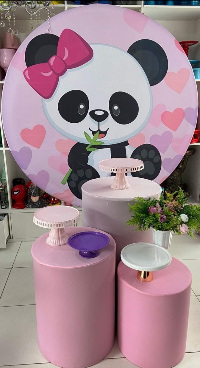 Kit Prata Panda - Dona mocinha 