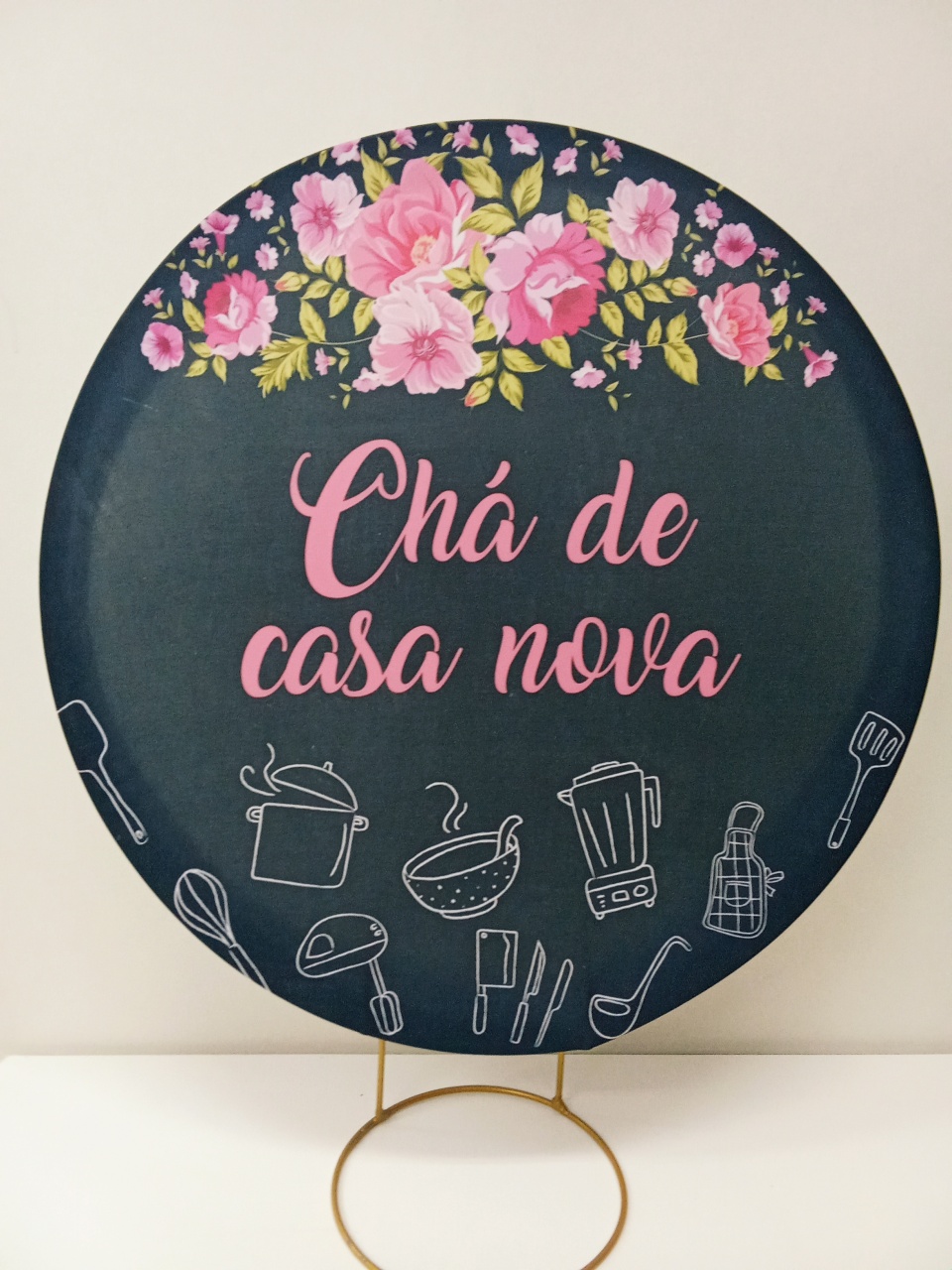 Mini Painel Chá de Casa Nova - Dona mocinha 