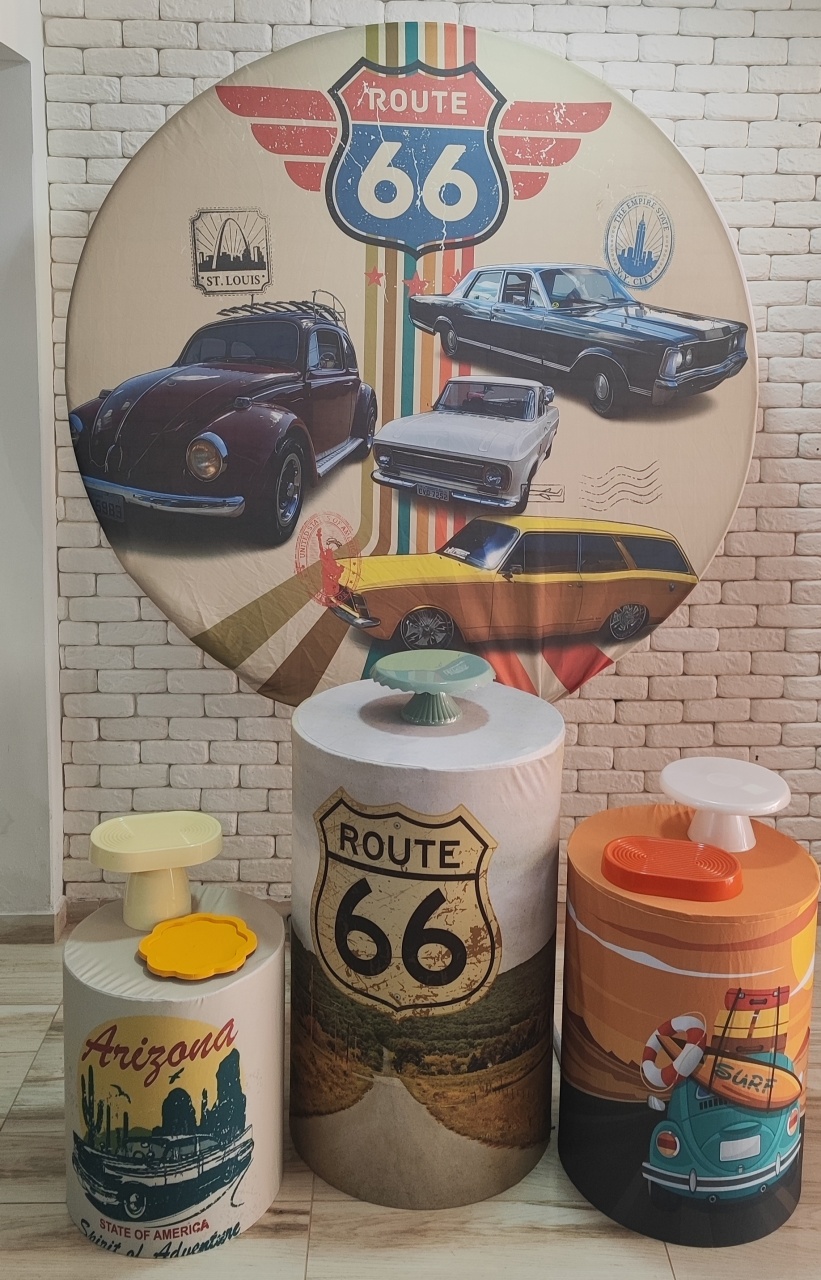 Kit Prata Carros Antigos  - Dona mocinha 