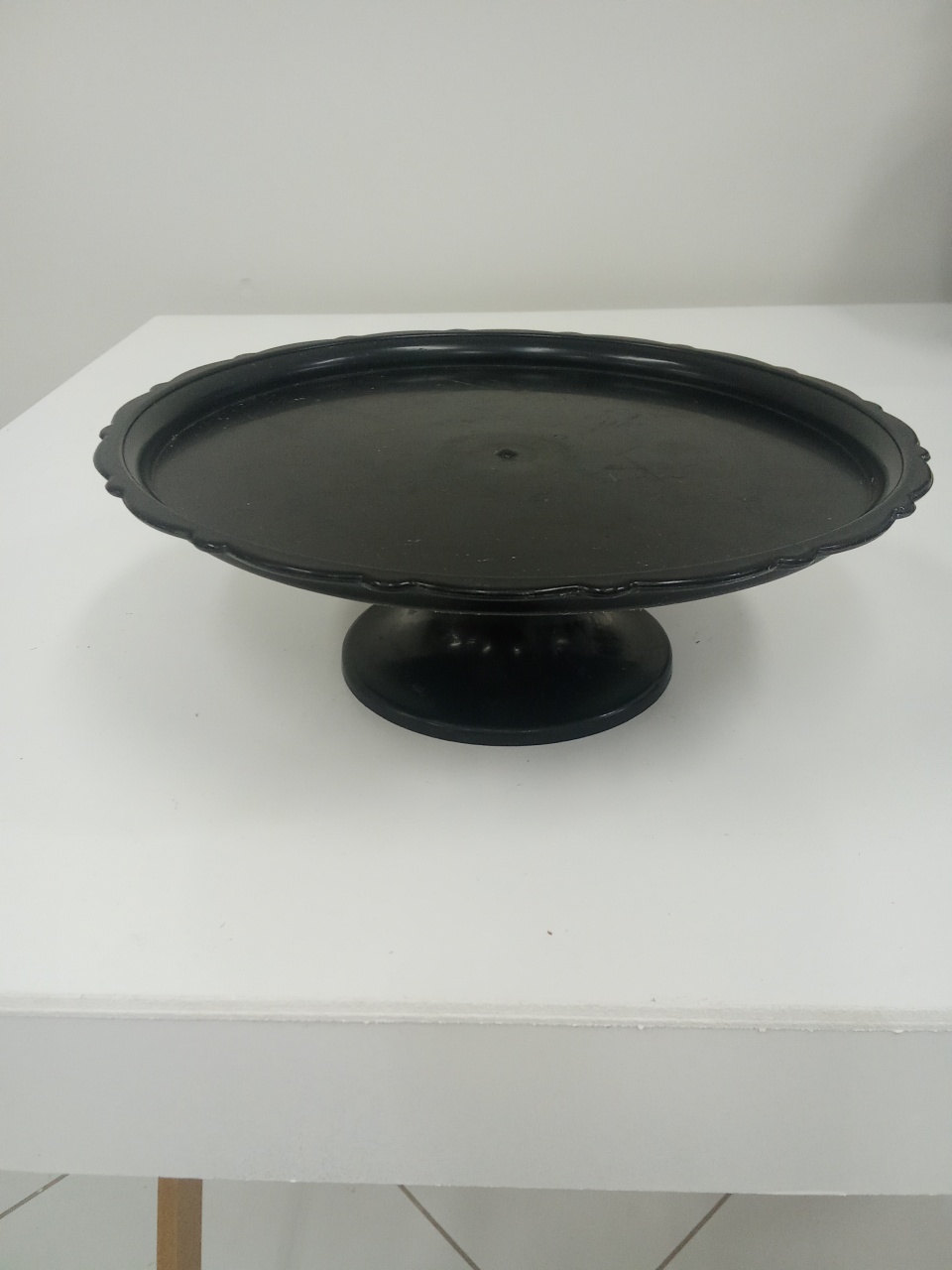 Bandeja Preta Acrílico Baixa - Dona mocinha 
