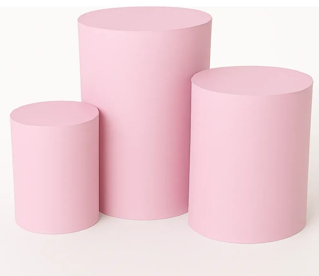 Trio de Capas Rosa Bebê - Dona mocinha 