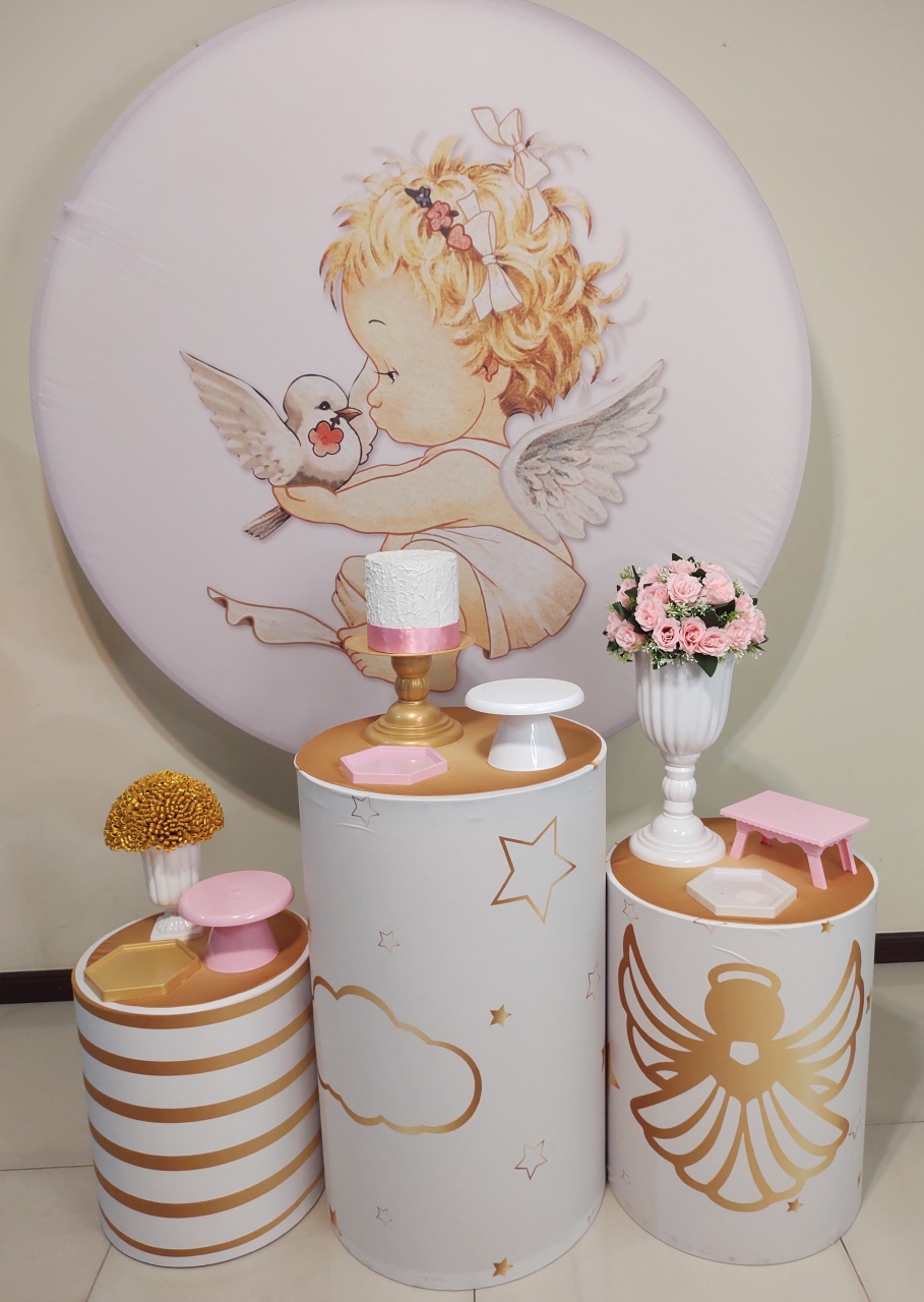 Batizado Menina Kit 1  - Senhora Pig Pegue e Monte 