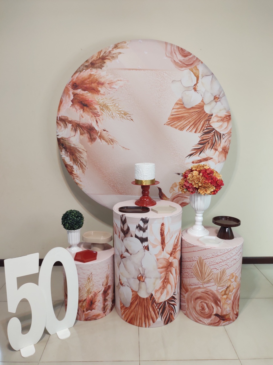 Floral Terroso Kit 1 - Senhora Pig Pegue e Monte 