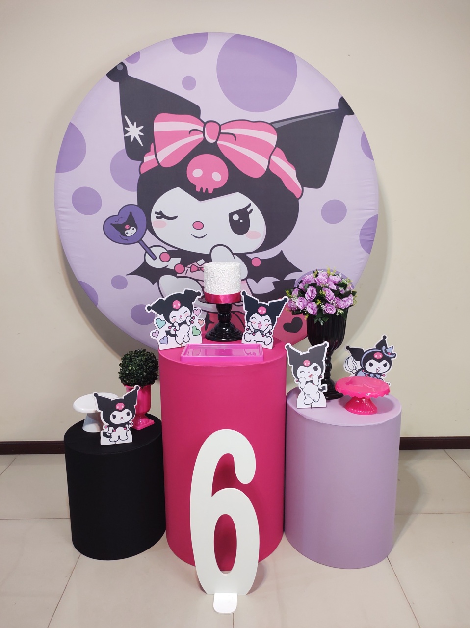 Kuromi Kit 1 - Senhora Pig Pegue e Monte 