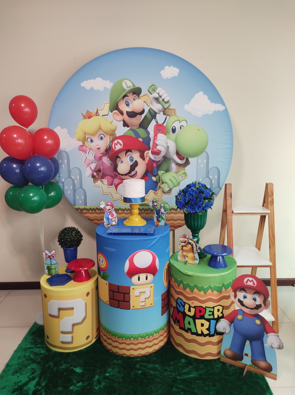 Super Mário Kit 2 - Senhora Pig Pegue e Monte 
