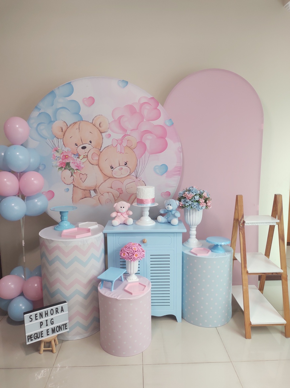 Ursos Cute Kit 3 - Senhora Pig Pegue e Monte 