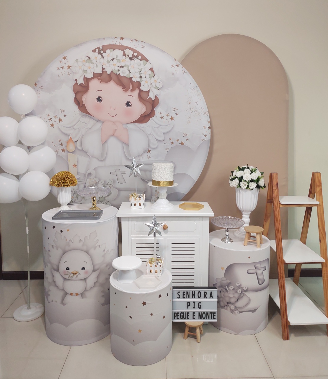 Anjo Kit 3 - Senhora Pig Pegue e Monte 