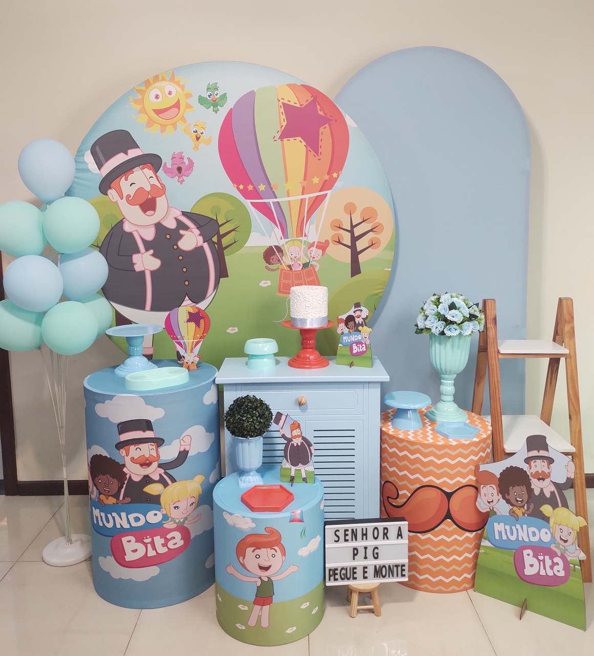 Mundo Bita Kit 3 - Senhora Pig Pegue e Monte 
