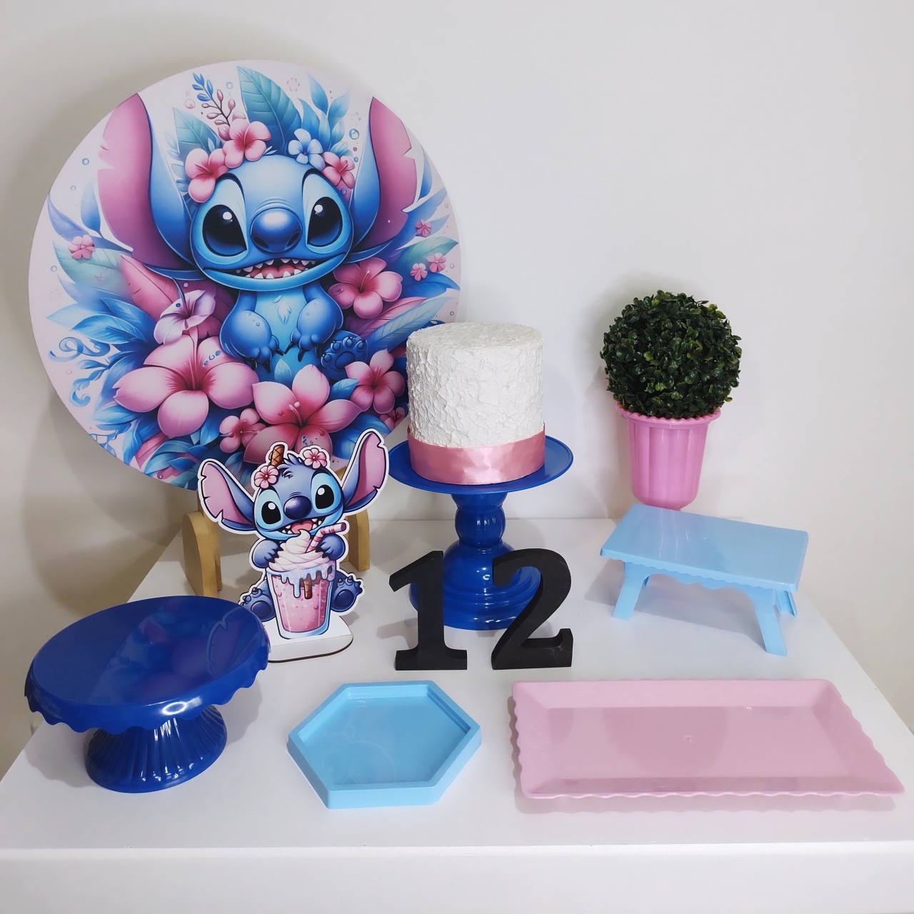 Kit Stitch Ia  - Senhora Pig Pegue e Monte 