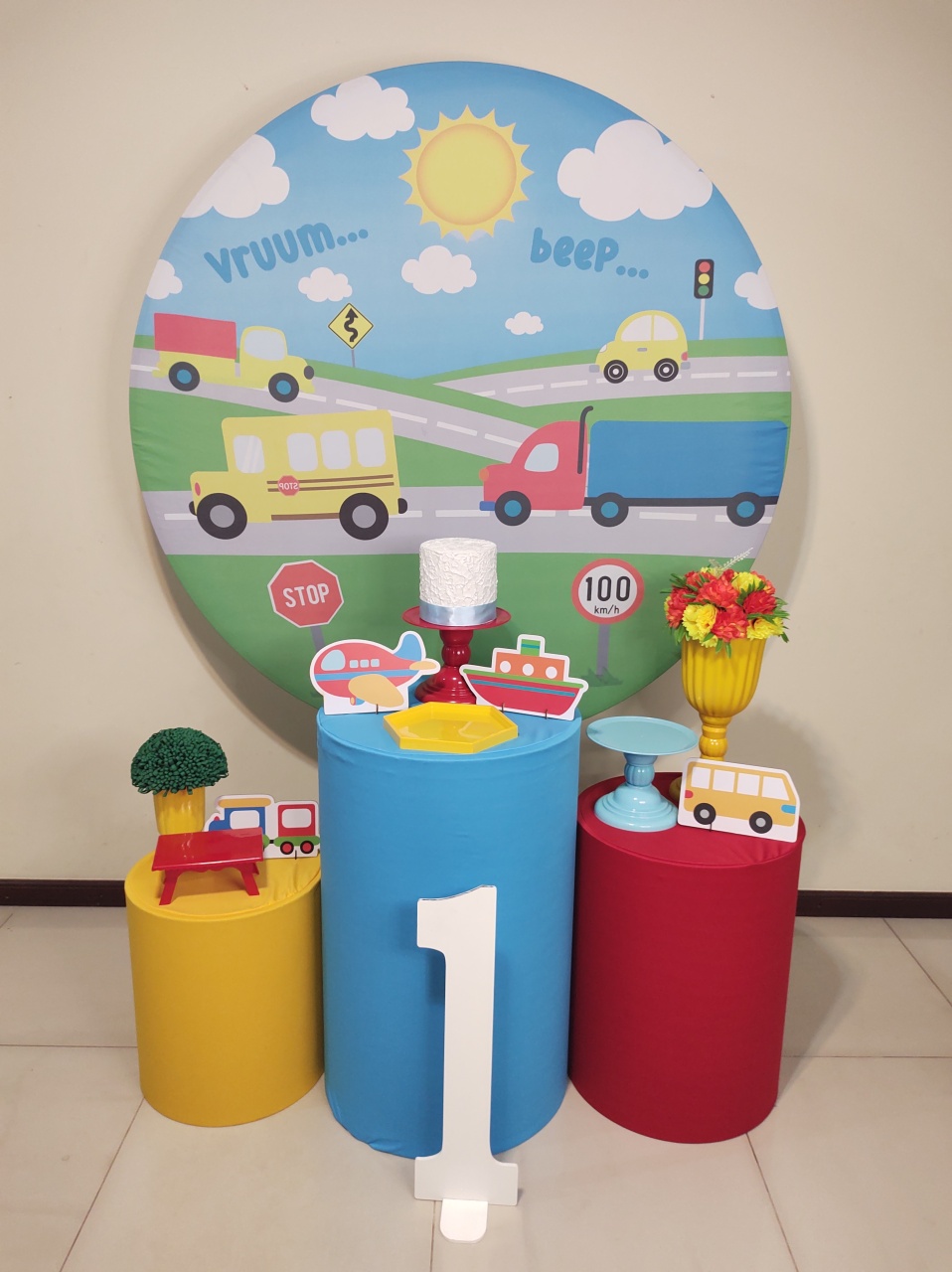 Meio de Transporte Kit 1 - Senhora Pig Pegue e Monte 