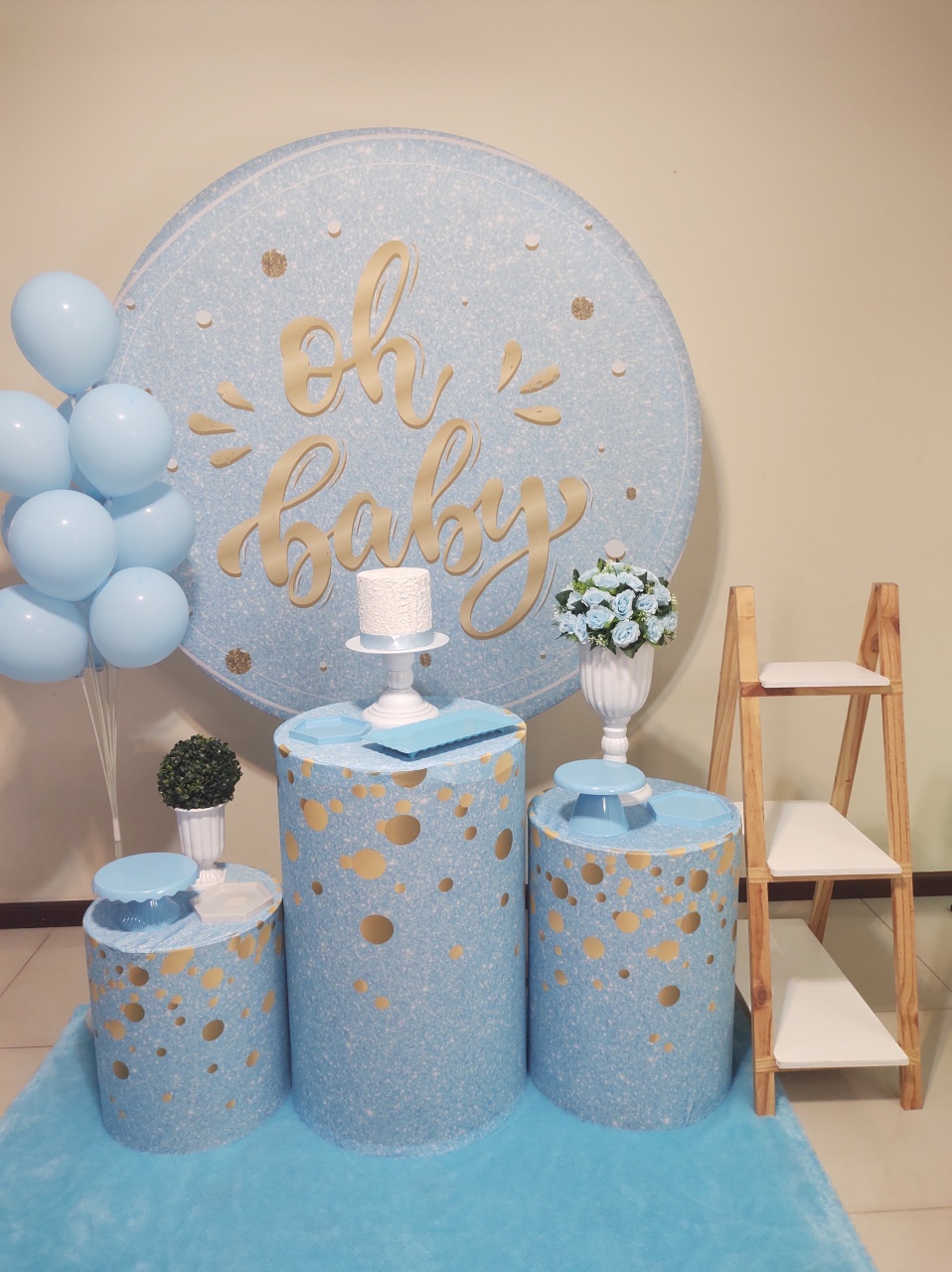 Oh Baby Azul Kit 2 - Senhora Pig Pegue e Monte 