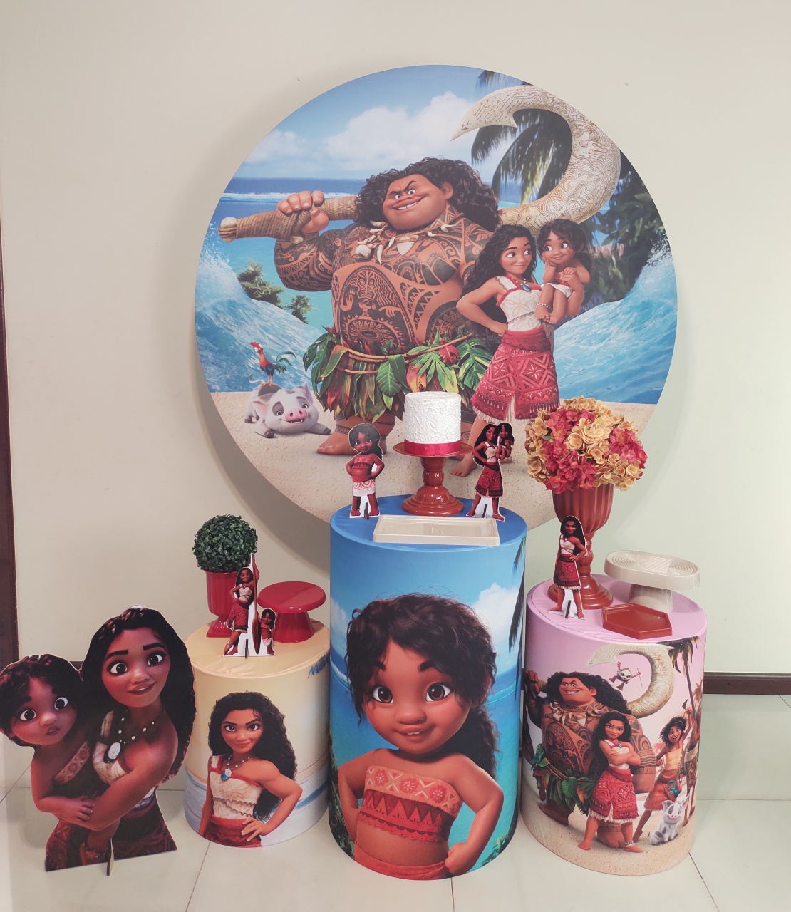 Moana 2 Kit 1 - Senhora Pig Pegue e Monte 