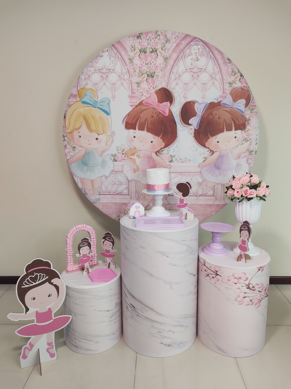 Bailarinas Kit 1  - Senhora Pig Pegue e Monte 