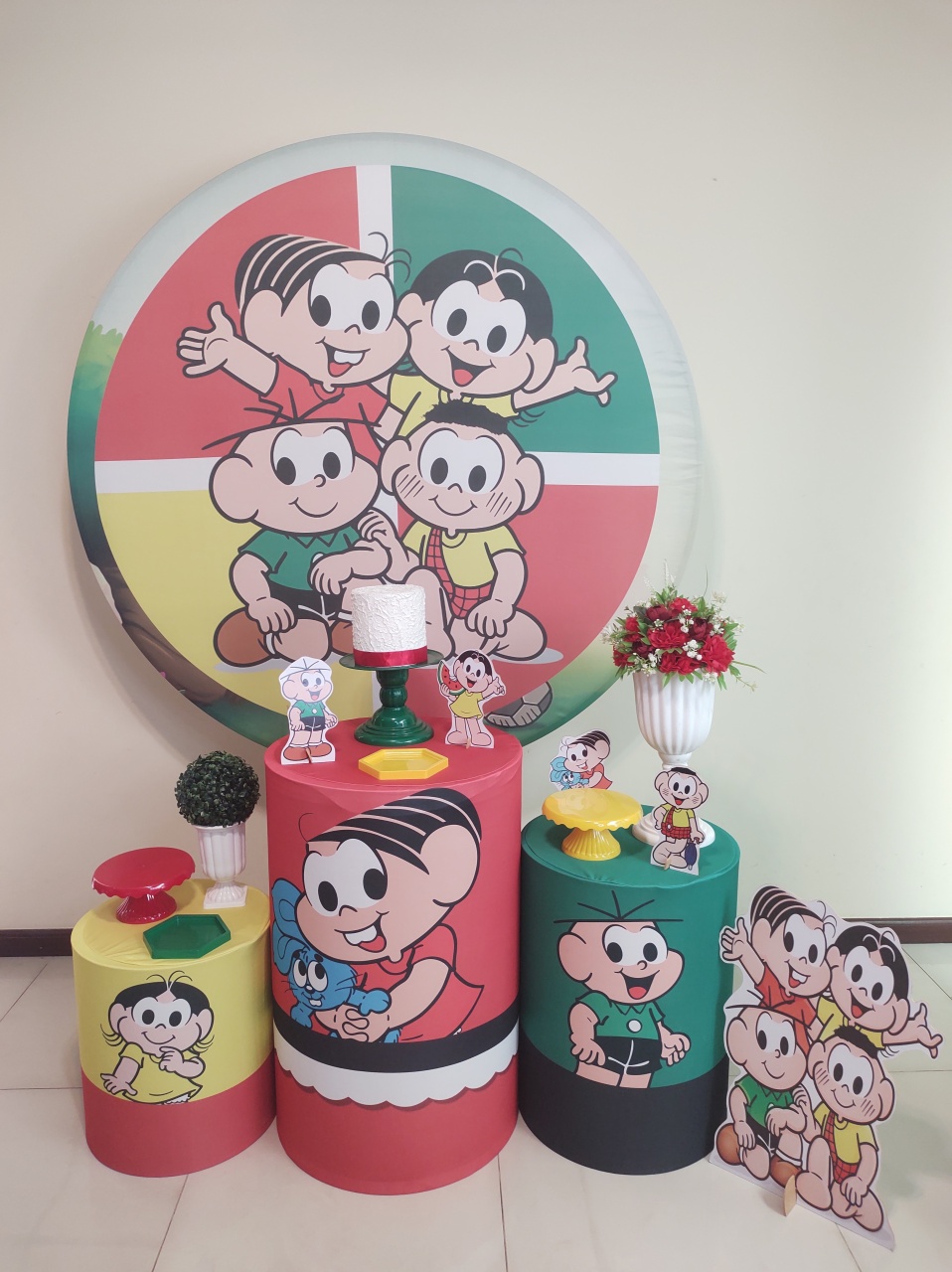 Turma da Monica Kit 1 - Senhora Pig Pegue e Monte 