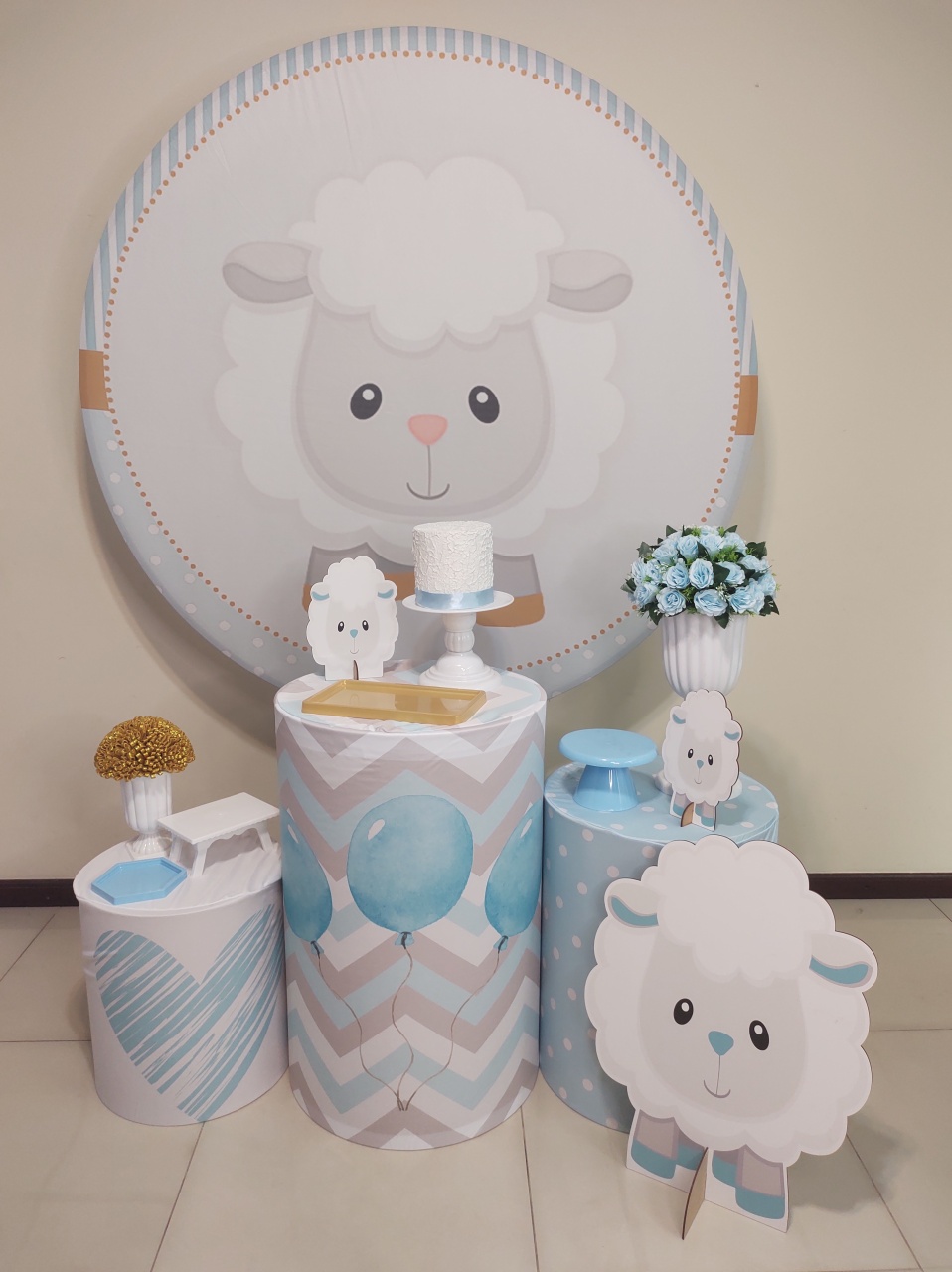 Ovelhinha Azul Kit 1 - Senhora Pig Pegue e Monte 