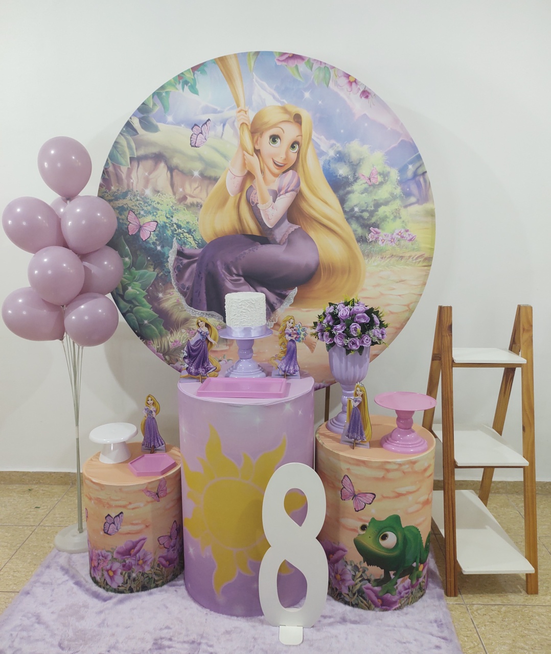 Enrolados Rapunzel Kit 2  - Senhora Pig Pegue e Monte 
