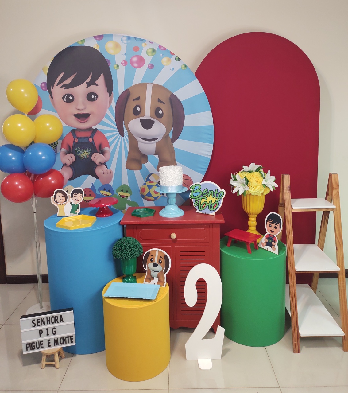 Bento E Totó Kit 3 - Senhora Pig Pegue e Monte 