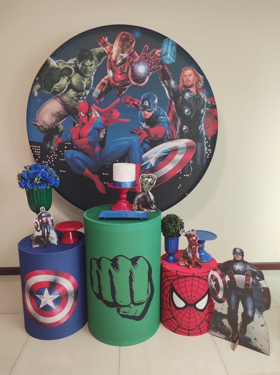 Vingadores Kit 1 - Senhora Pig Pegue e Monte 