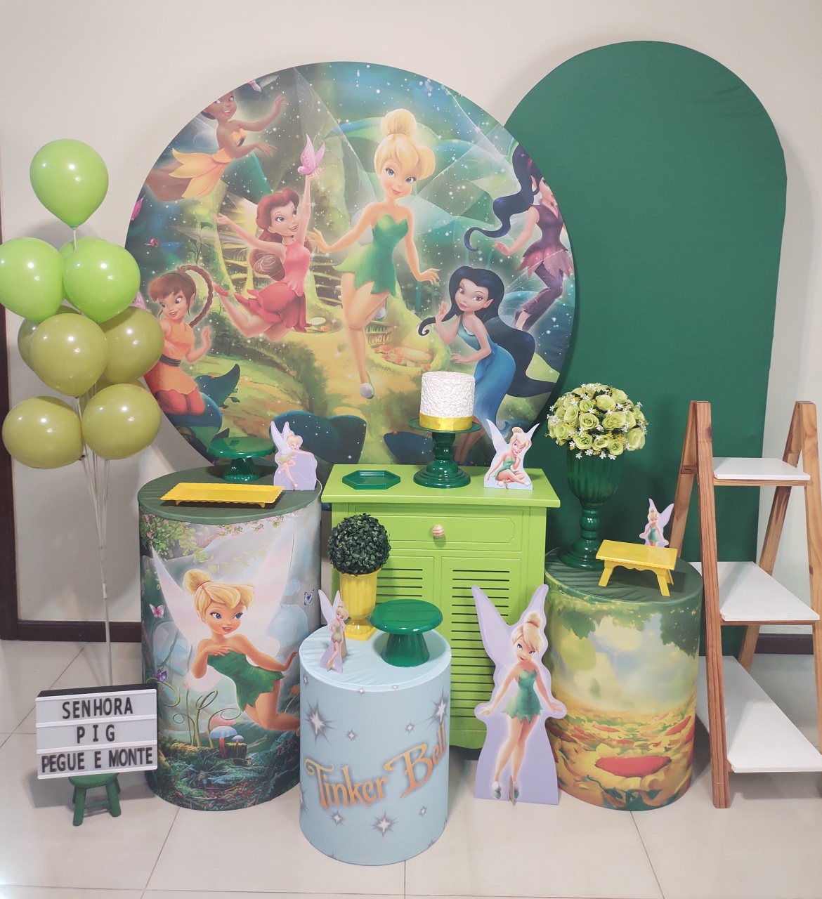 Tinker Bell Kit 3 - Senhora Pig Pegue e Monte 