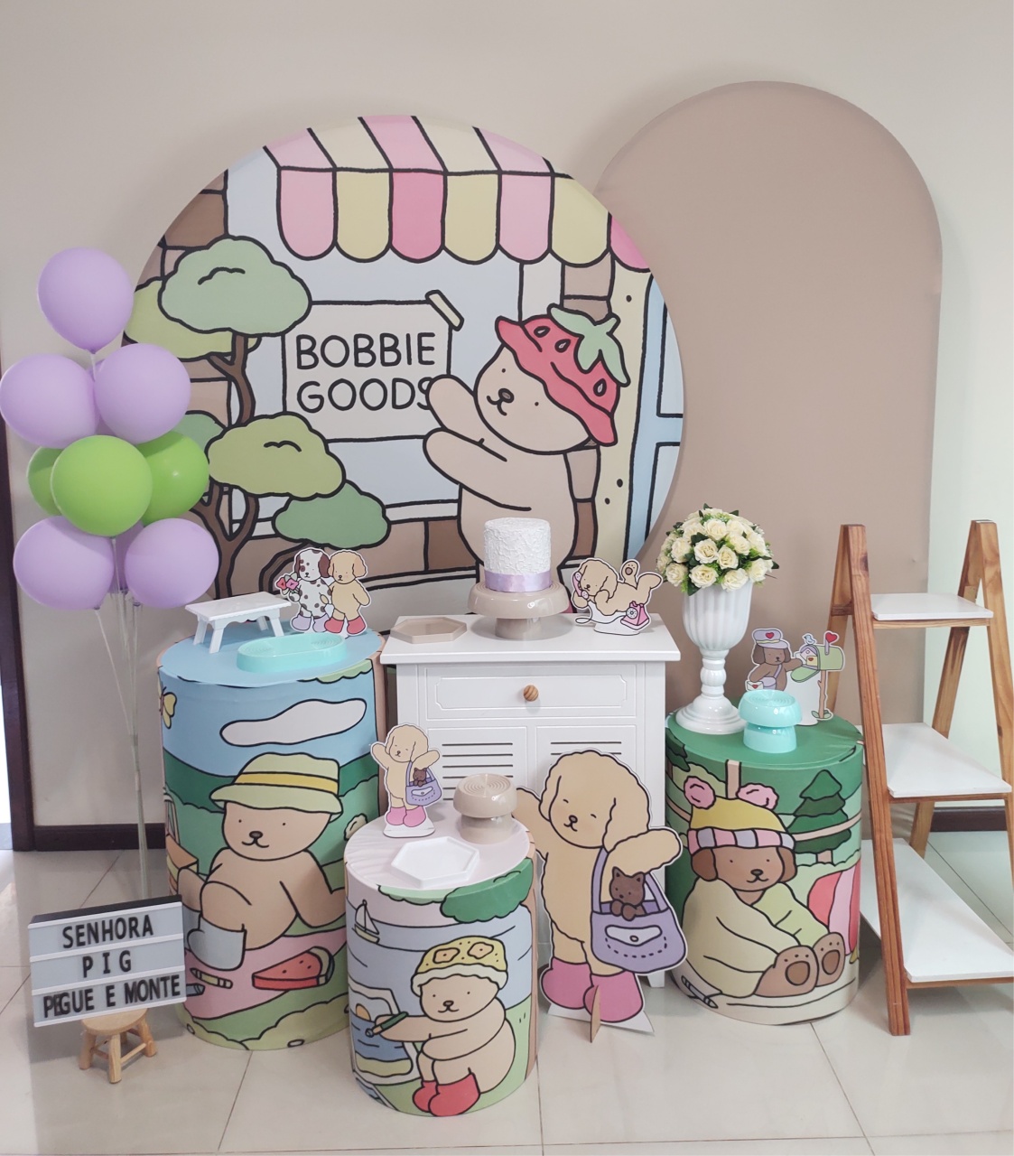 Bobbie Goods Kit 3  - Senhora Pig Pegue e Monte 