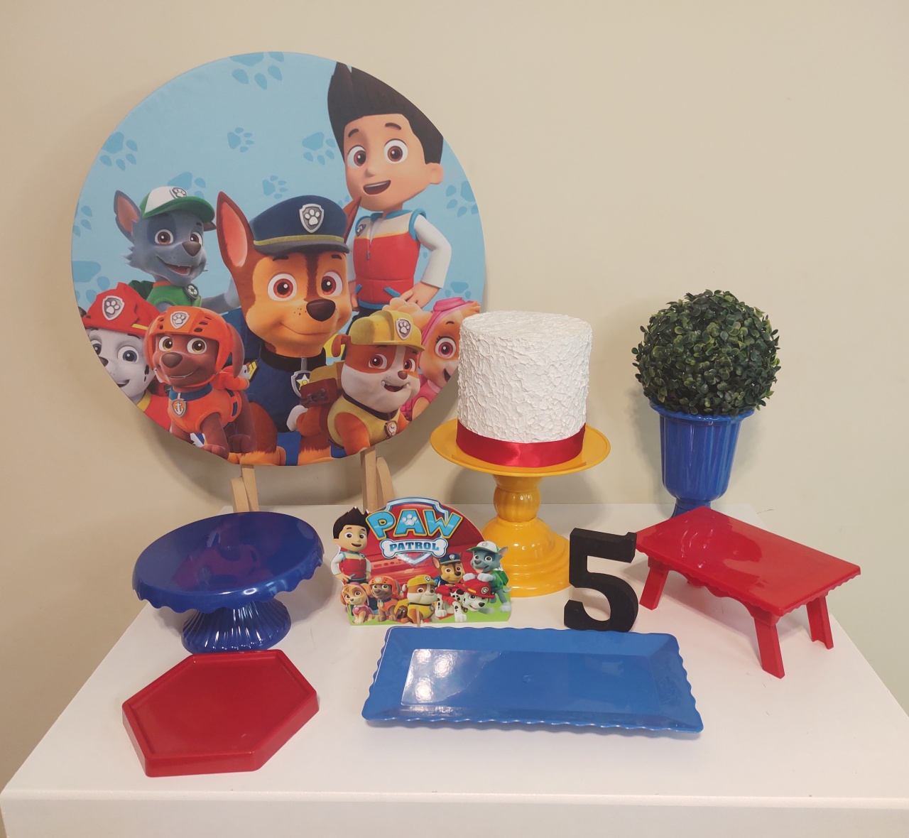 Kit Patrulha Canina  - Senhora Pig Pegue e Monte 