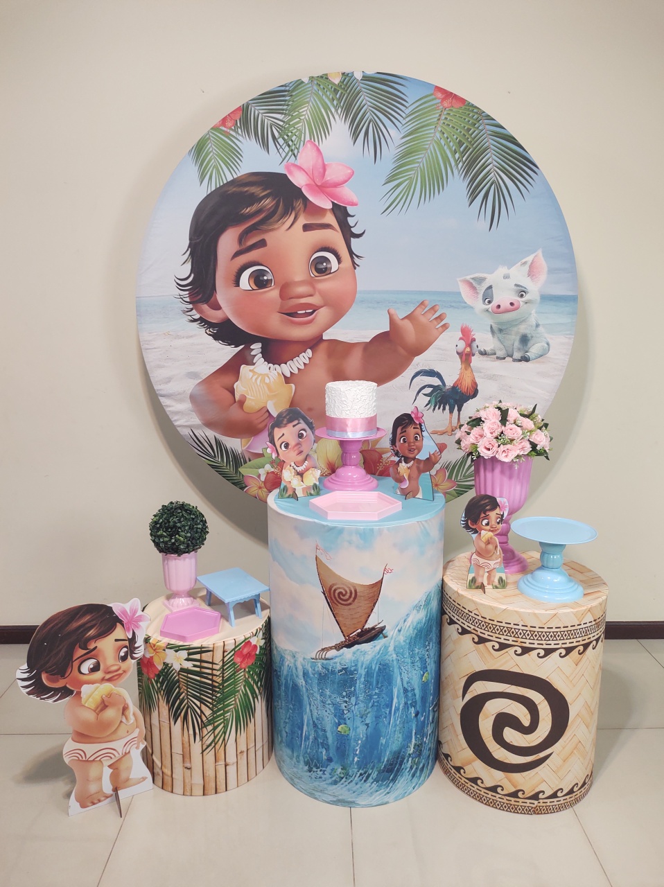 Moana Baby Kit 1 - Senhora Pig Pegue e Monte 
