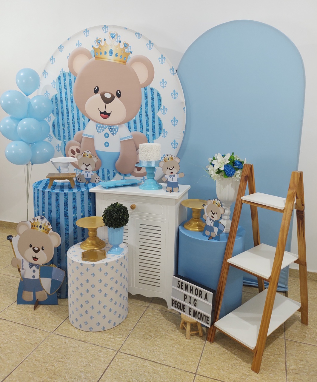 Urso Principe Kit 3 - Senhora Pig Pegue e Monte 