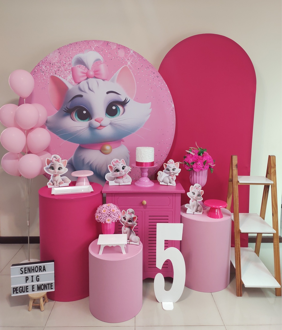 Gata Marie Ia Kit 3 - Senhora Pig Pegue e Monte 