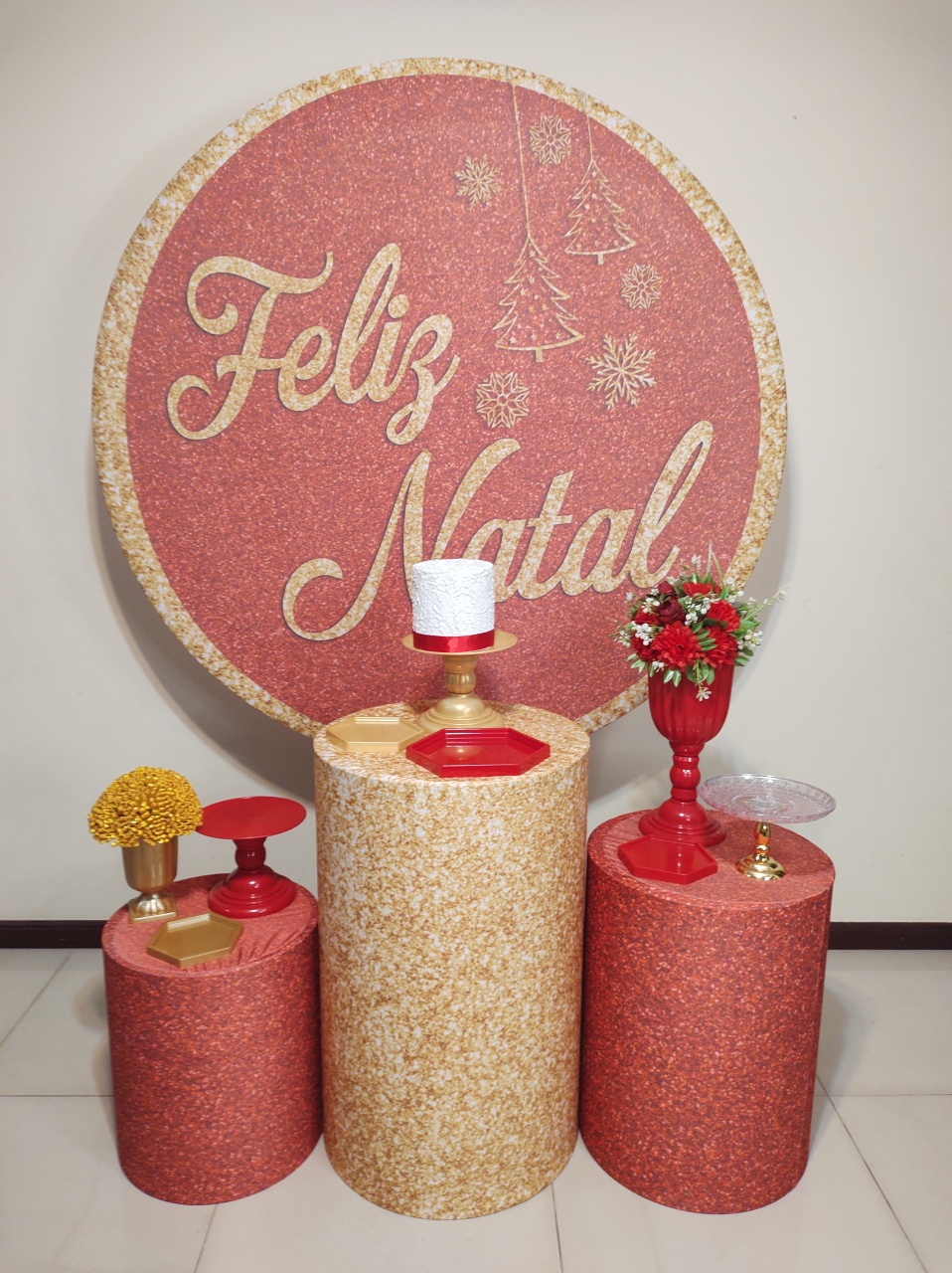 Feliz Natal Kit 1 - Senhora Pig Pegue e Monte 