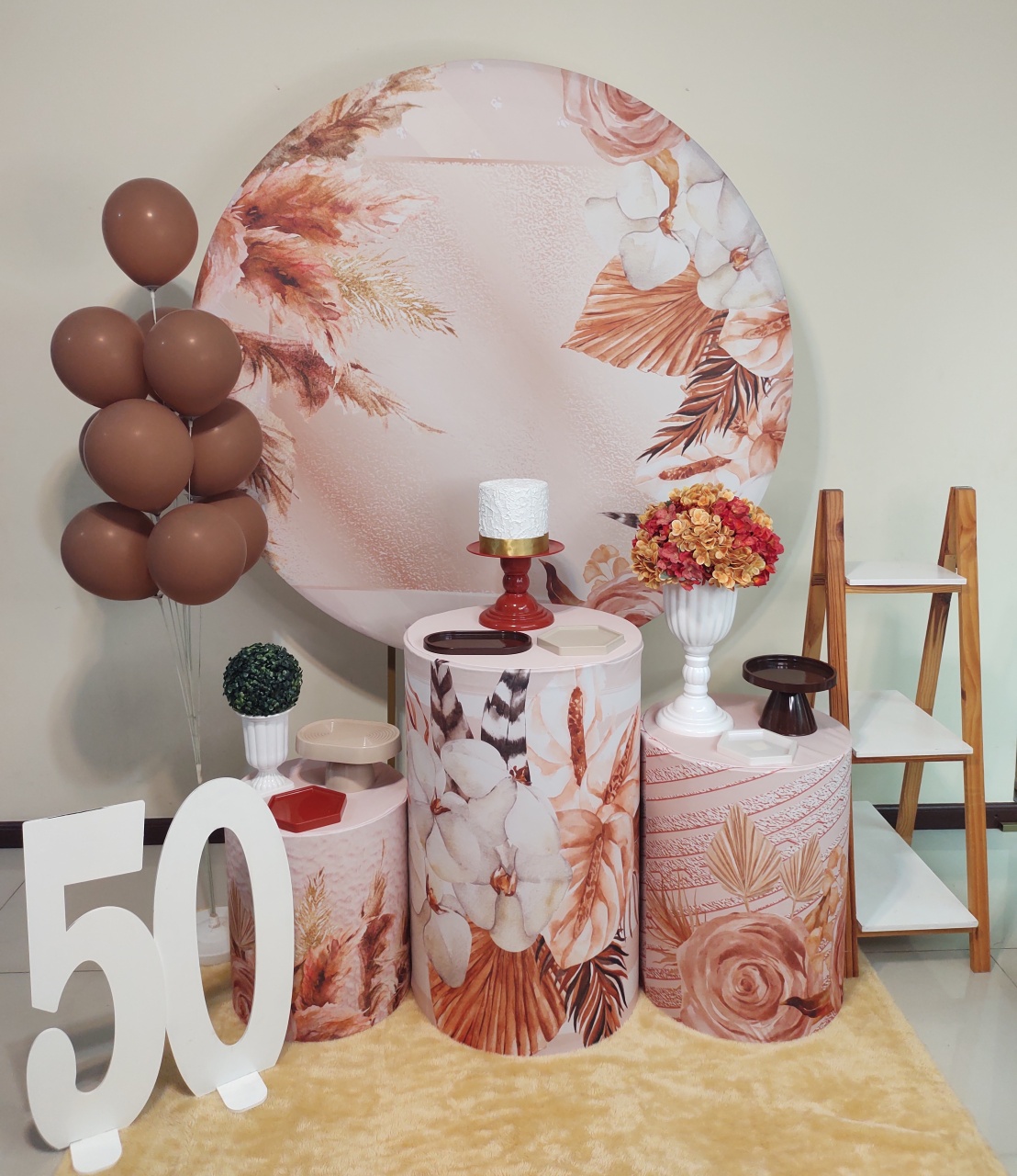 Floral Terroso Kit 2 - Senhora Pig Pegue e Monte 