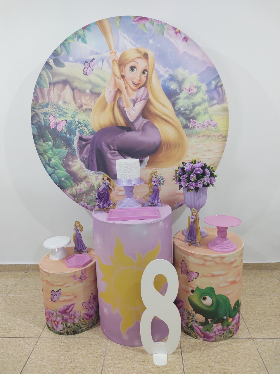 Enrolados Rapunzel Kit 1 - Senhora Pig Pegue e Monte 