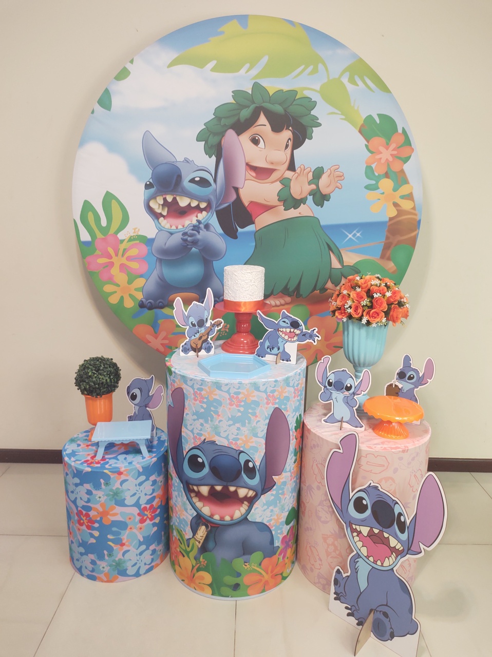 Lilo E Stitch 02 Kit 1 - Senhora Pig Pegue e Monte 
