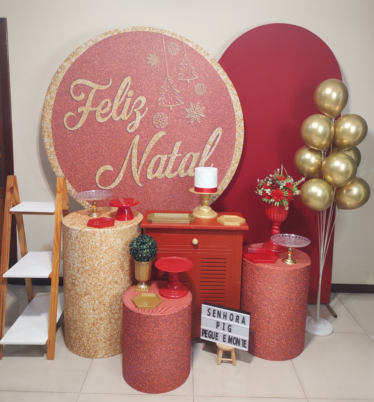 Feliz Natal Kit 3 - Senhora Pig Pegue e Monte 