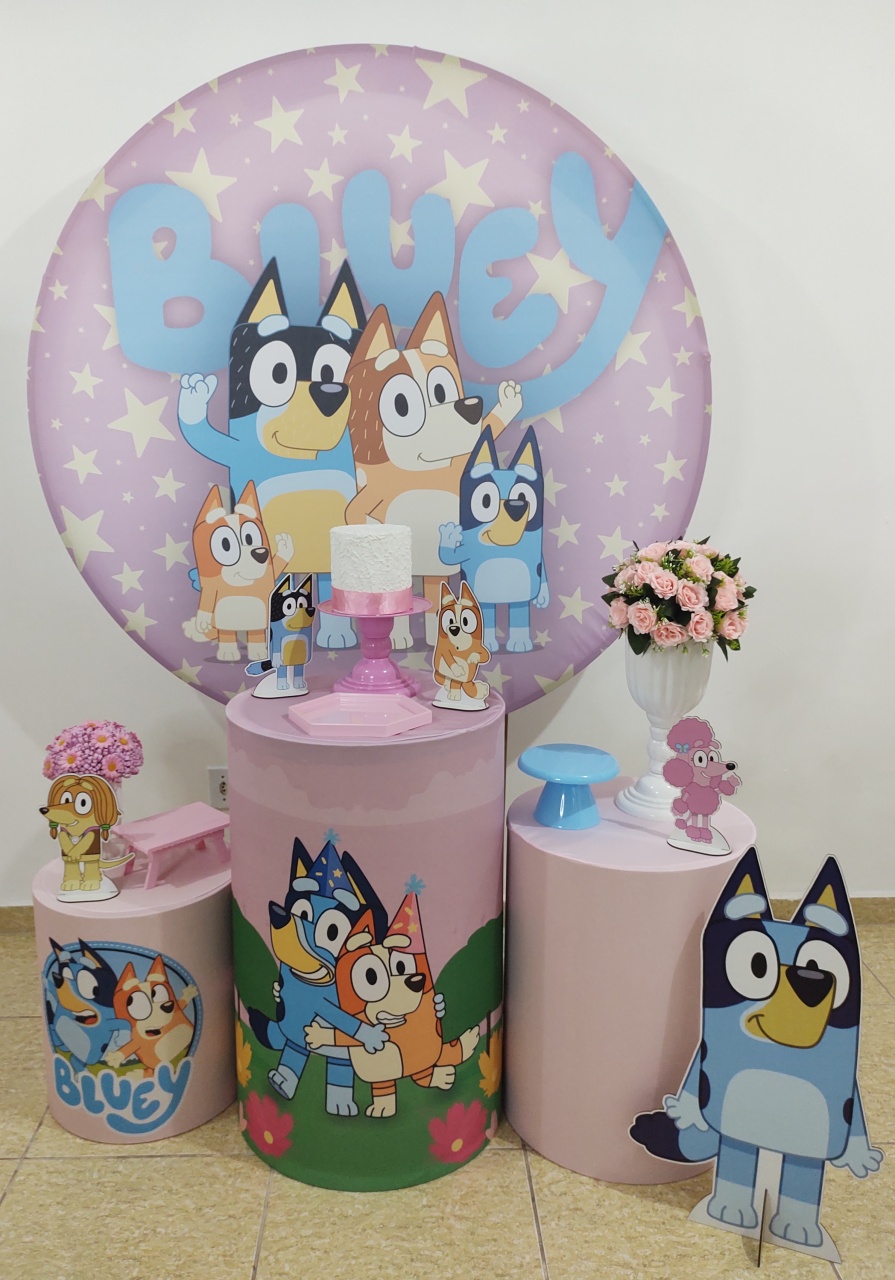 Bluey Menina Kit 1 - Senhora Pig Pegue e Monte 
