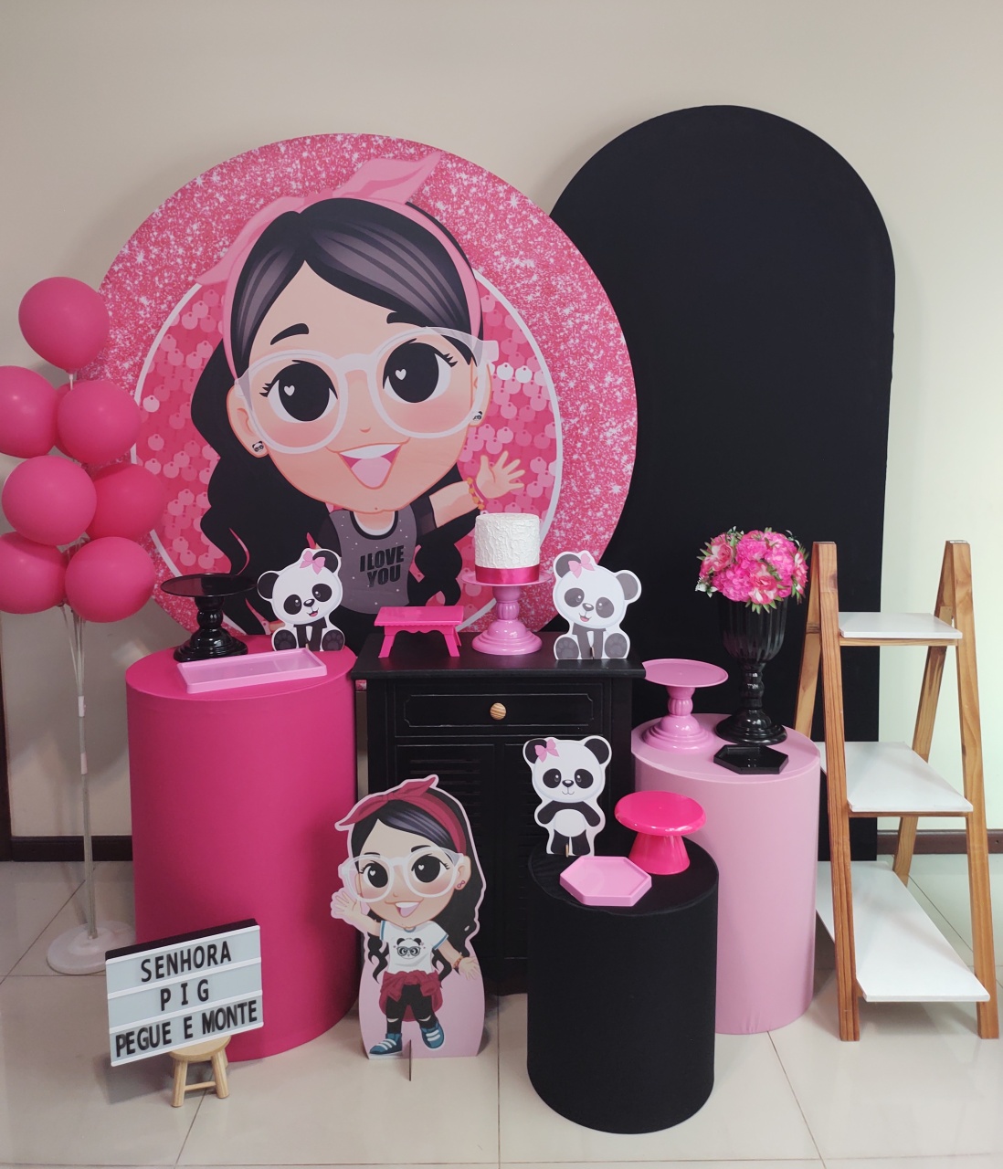 Luluca Kit 3 - Senhora Pig Pegue e Monte 