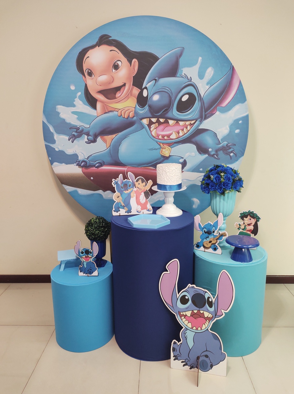 Lilo E Stitch 01 Kit 1 - Senhora Pig Pegue e Monte 