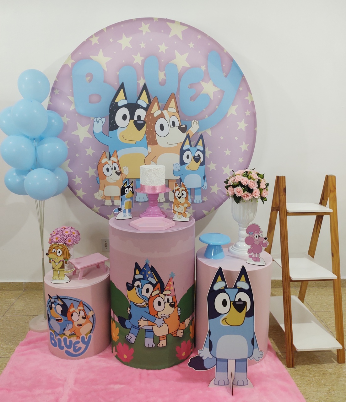 Bluey Menina Kit 2 - Senhora Pig Pegue e Monte 