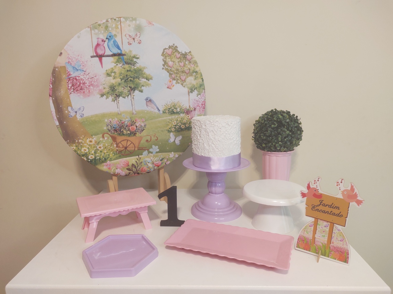 Kit Jardim Encantado  - Senhora Pig Pegue e Monte 