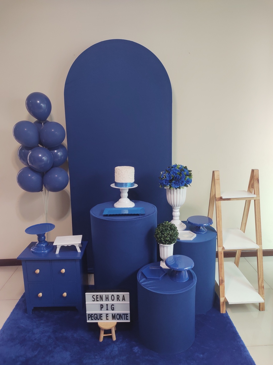 Romano Azul Kit 2 - Senhora Pig Pegue e Monte 