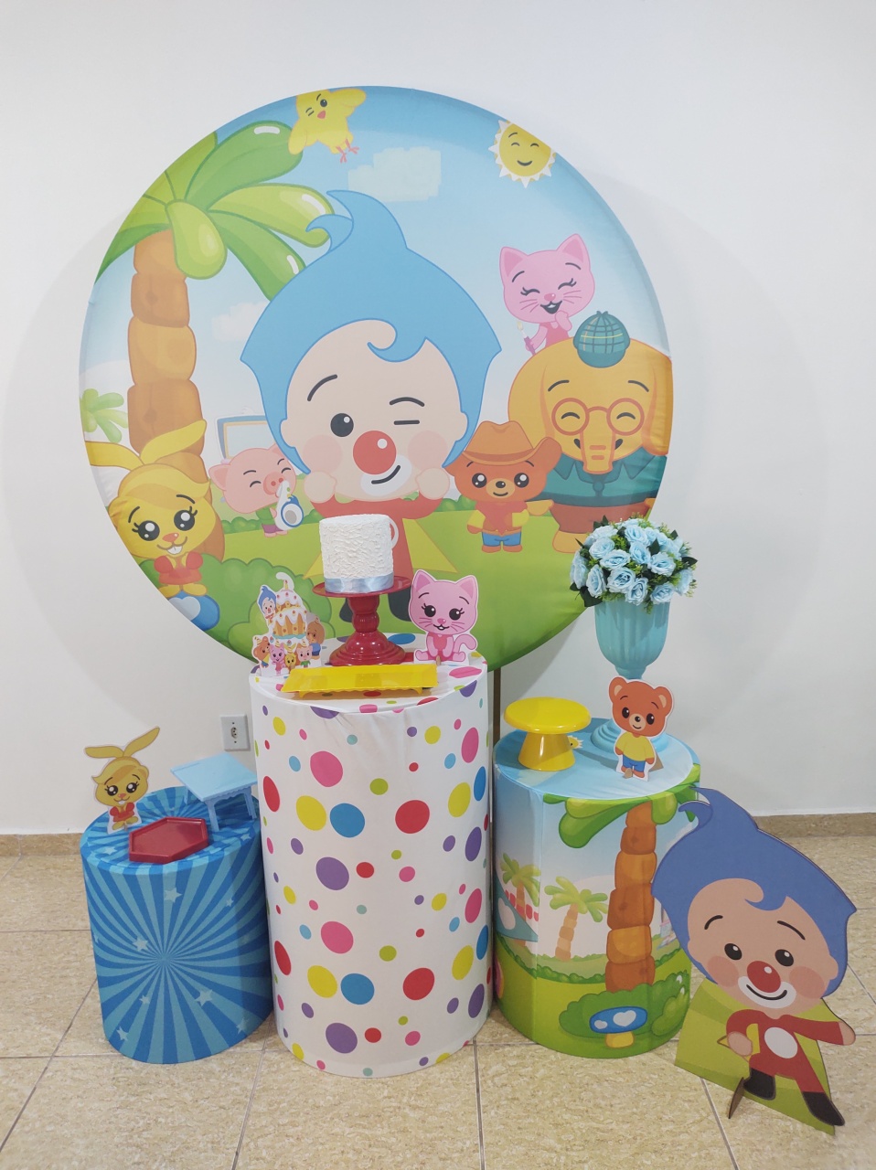 Heróis Do Coração (Palhaço Plim Plim) Kit 1 - Senhora Pig Pegue e Monte 