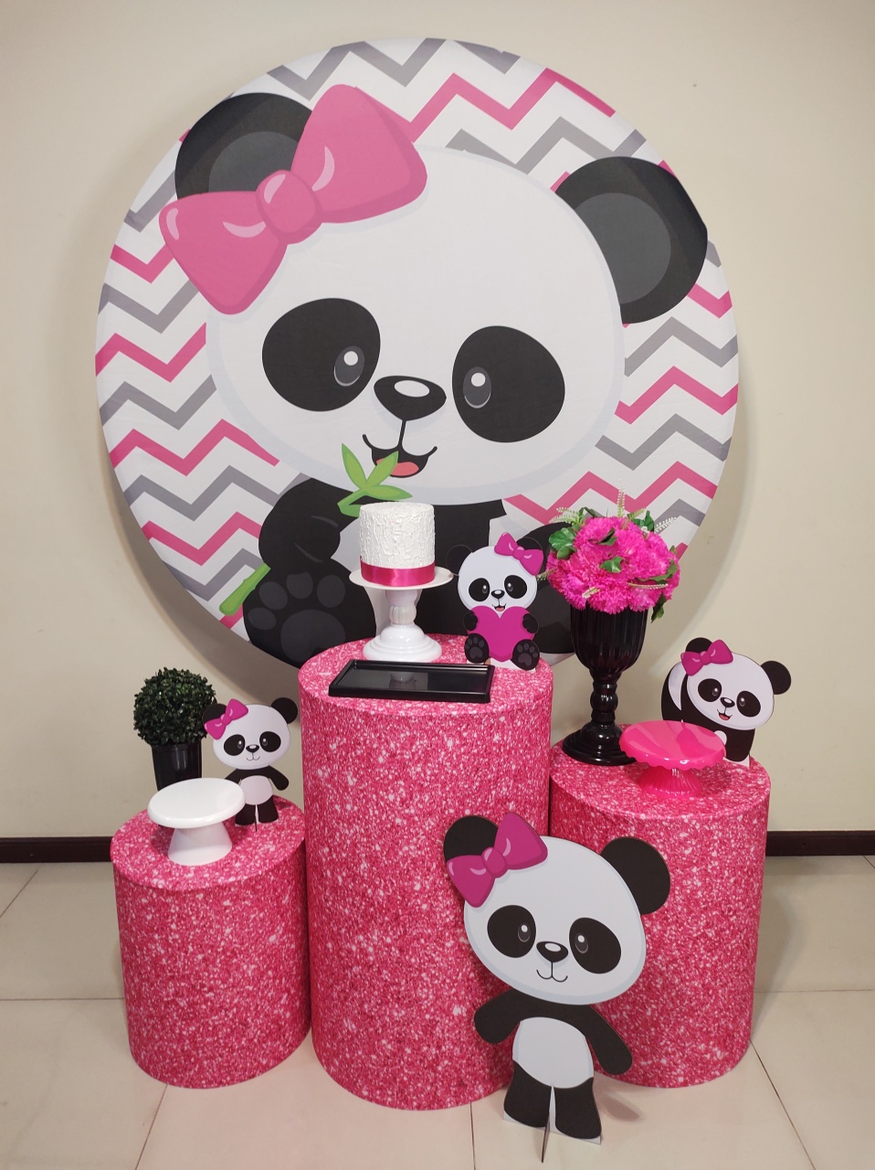 Panda Pink Kit 1 - Senhora Pig Pegue e Monte 