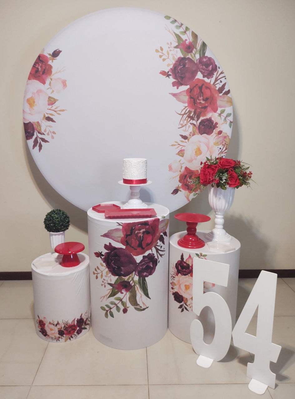 Rosas Vermelhas Kit 1 - Senhora Pig Pegue e Monte 