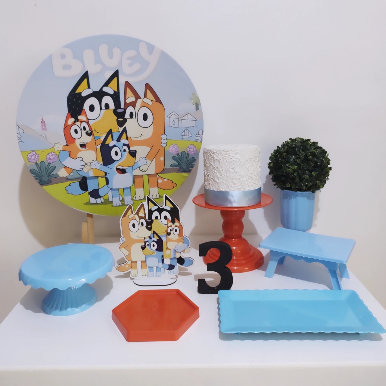 Kit Bluey  - Senhora Pig Pegue e Monte 