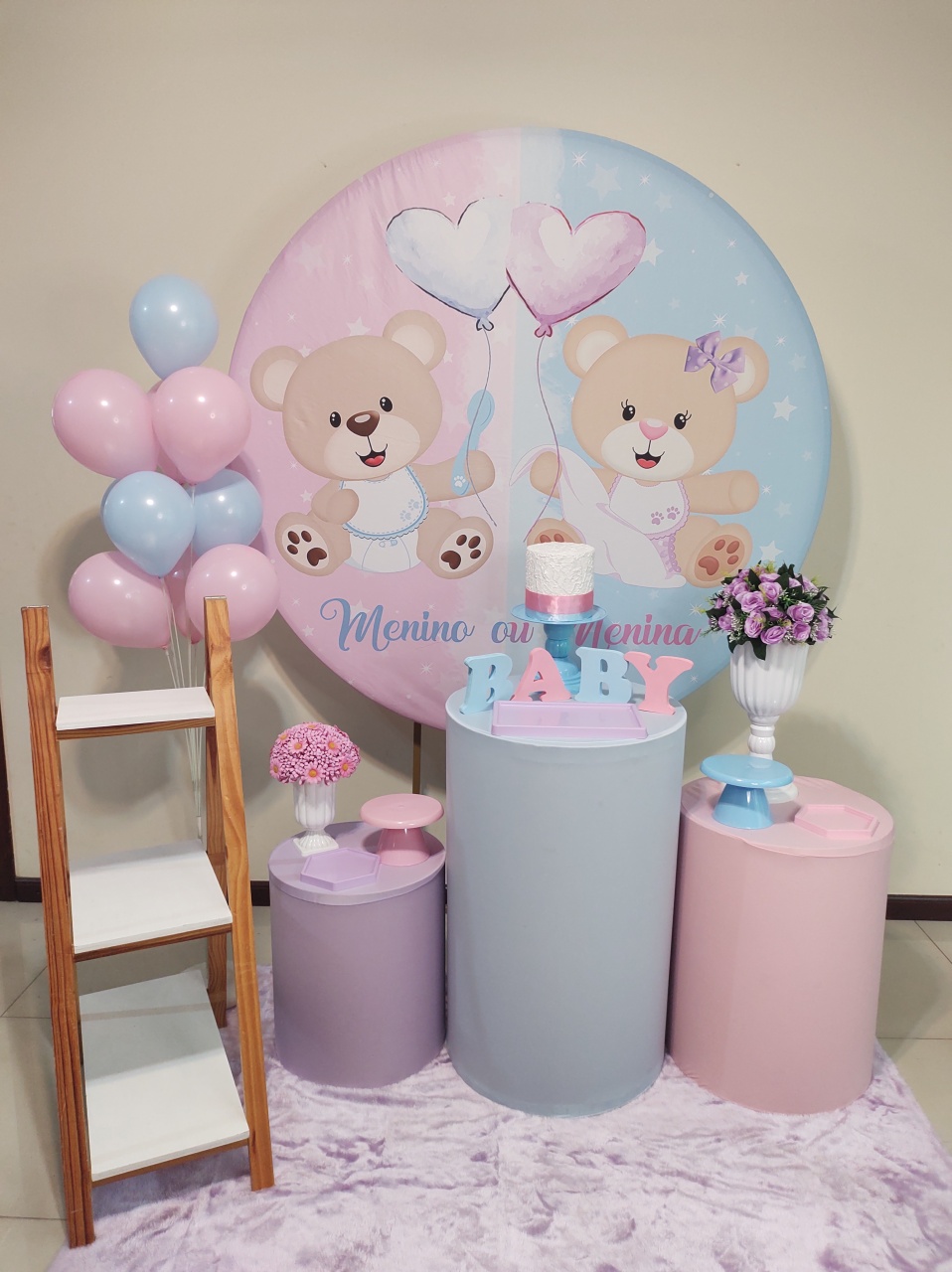 Chá Menino Ou Menina Kit 2 - Senhora Pig Pegue e Monte 