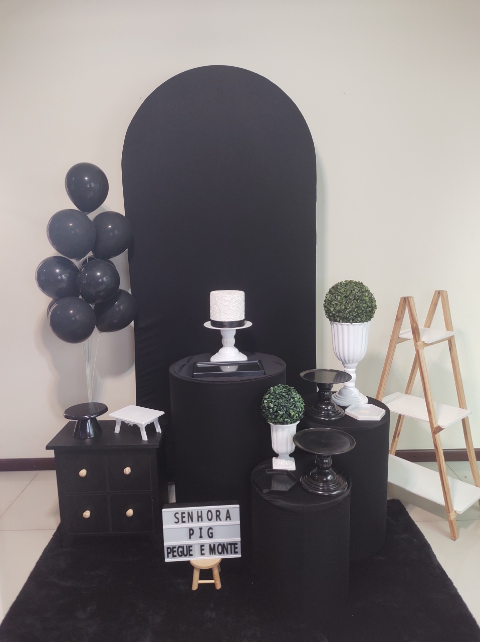 Romano Preto Kit 2 - Senhora Pig Pegue e Monte 