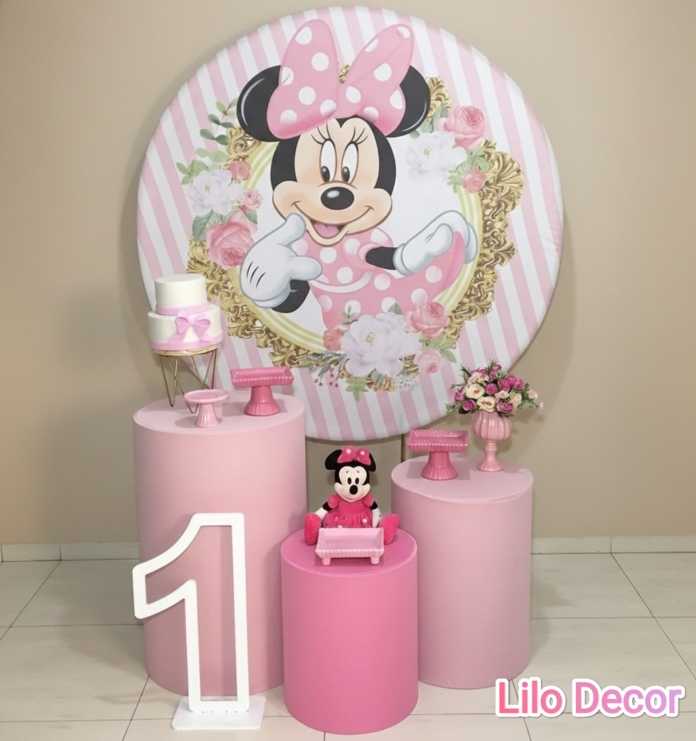 Kit Minnie Rosa - Lilo Decor
