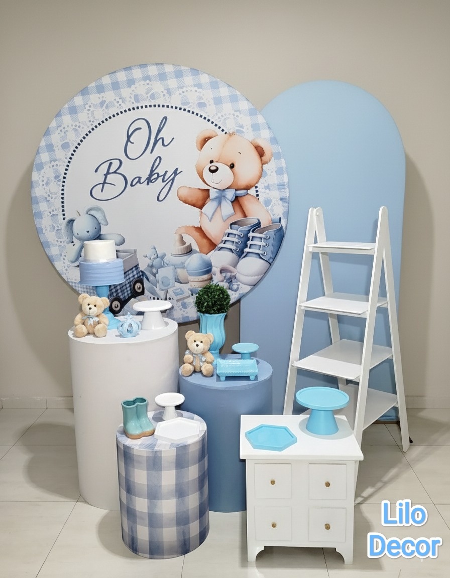 Chá de Bebê Ursinho - Lilo Decor
