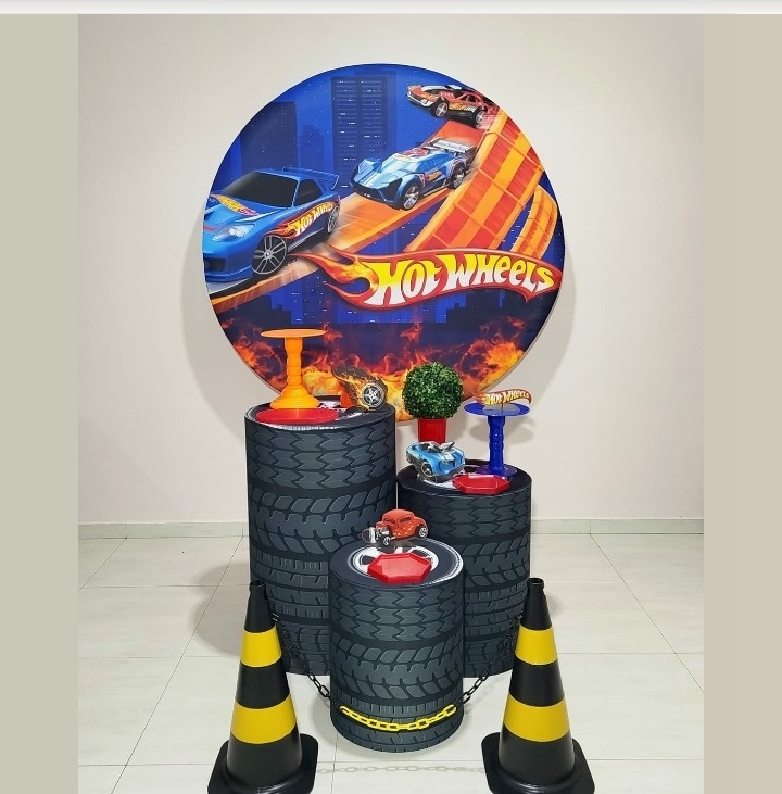 Kit Hot Wheels - Lilo Decor